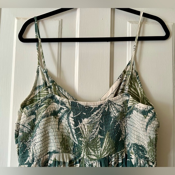 Aerie Tie Front Printed Jumpsuit, size XL - Picture 5 of 5